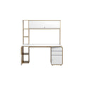 **Technische titel in het Nederlands: Elegante bureau met opbergruimte en moderne uitstraling**